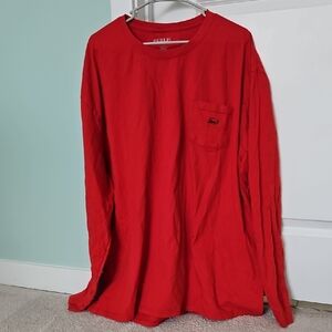 Men's Perlis Red Long Sleeve Tee